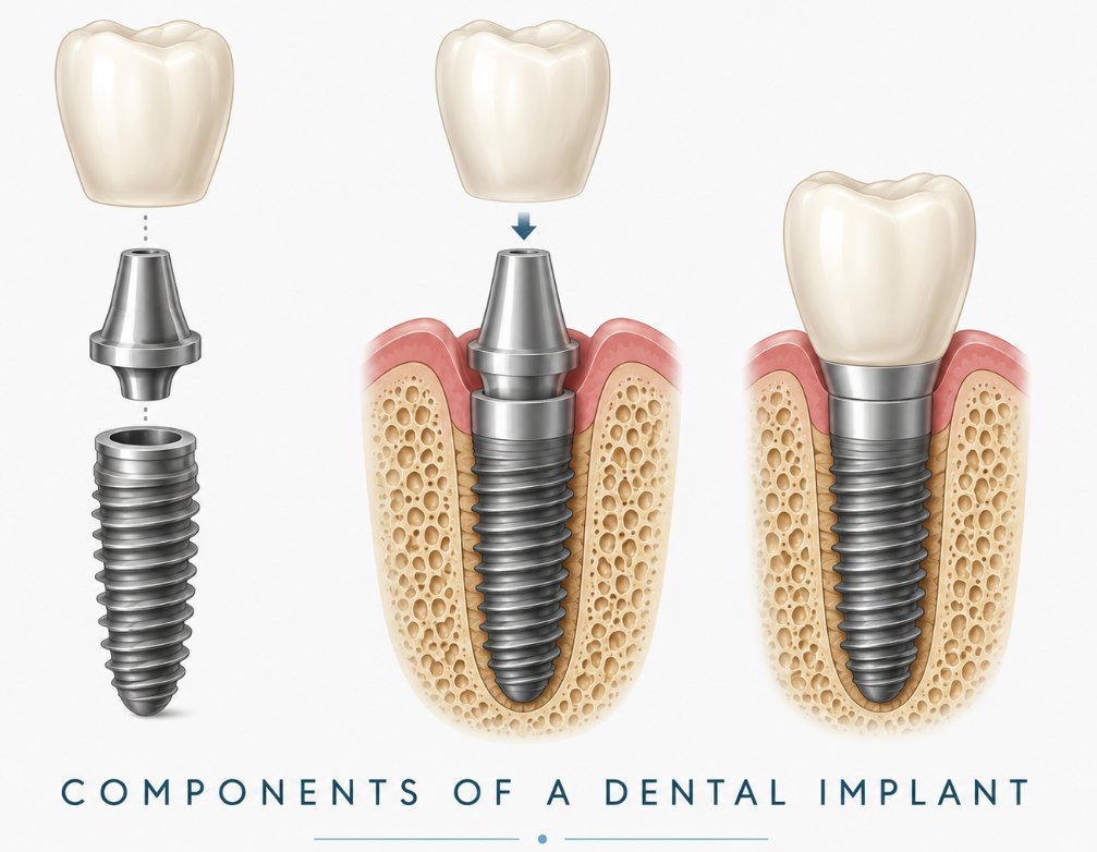 Anatomy of a Dental Implant