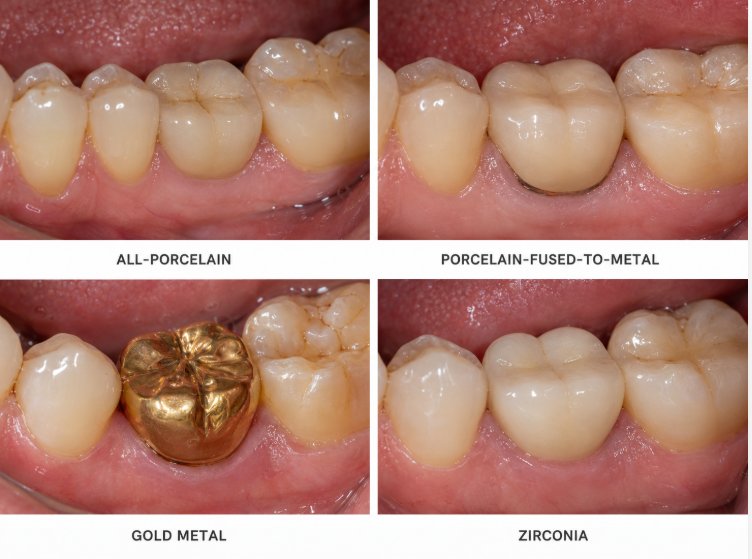 Treatment examples for crowns