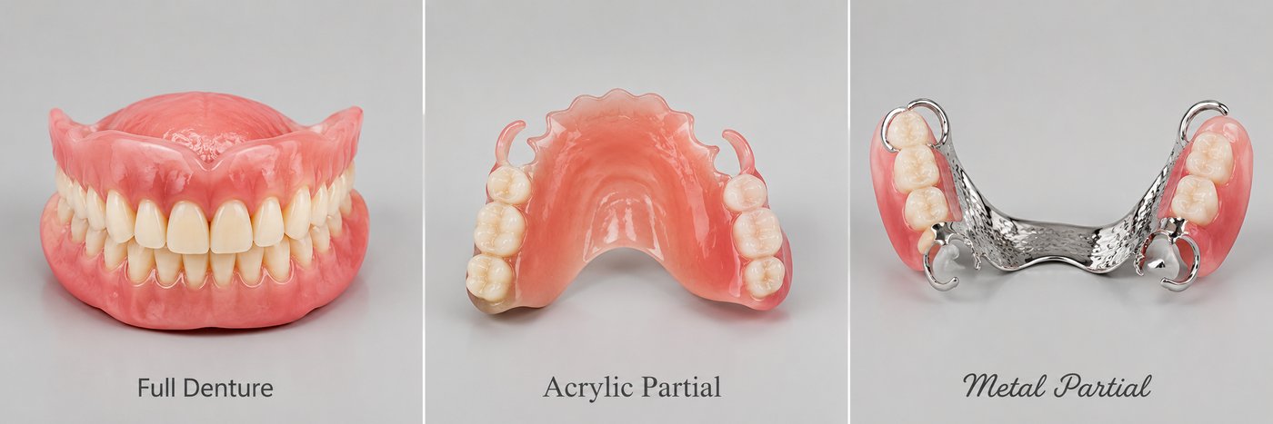 Full vs. Partial Dentures