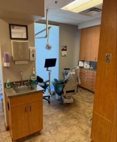 A modern treatment room at Futch Dental in Reno